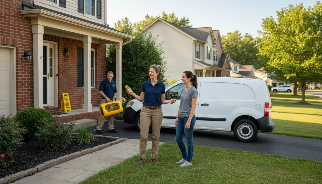 Water restoration image for Water Damage & Restoration Services in Olympia, KY